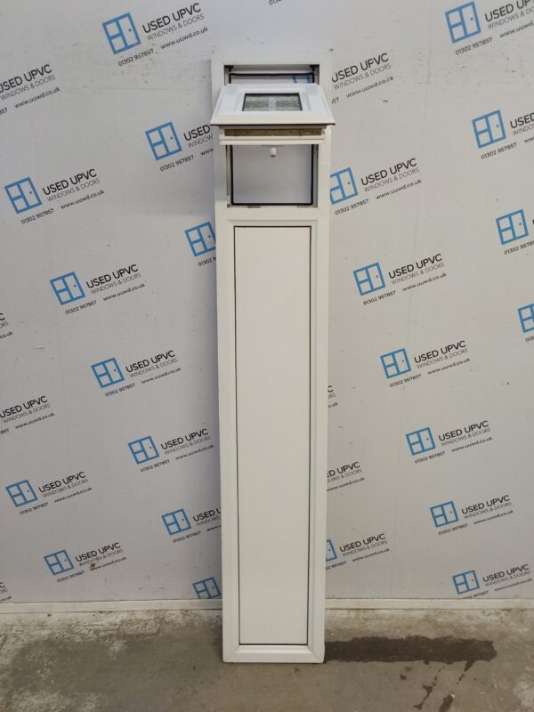 Used White Upvc Side Panel 365mm x 2060mm SP021 - Image 2