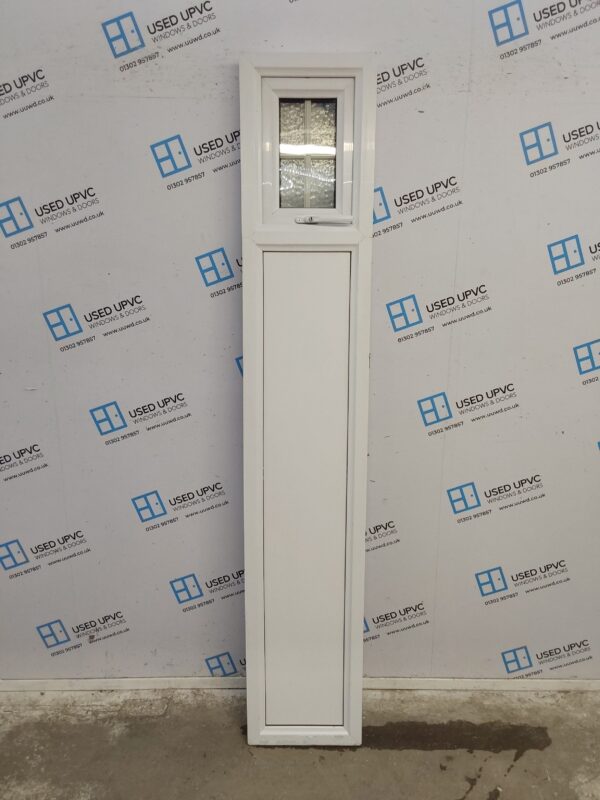 Used White Upvc Side Panel 365mm x 2060mm SP021 - Image 4