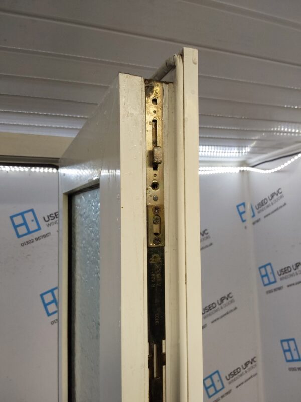 Used White Upvc French Doors 1215mm x 2340mm EA8 - Image 4
