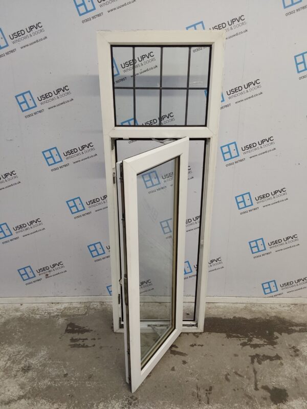 Used White Upvc Window 540mm x 1630mm W0004 - Image 2