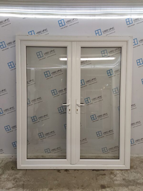 Used White Upvc French Doors 1810mm x 2110mm (Reduce To 1795mm x 2095mm) EA9 - Image 6