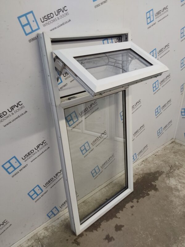 Used White Upvc Window 705mm x 1465mm C22081 - Image 3