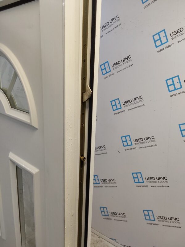 Used White Upvc Back Door 910mm x 2070mm 0822 - Image 4