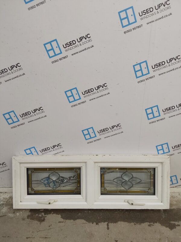 Used White Upvc Window 1225mm x 415mm C3049 - Image 3