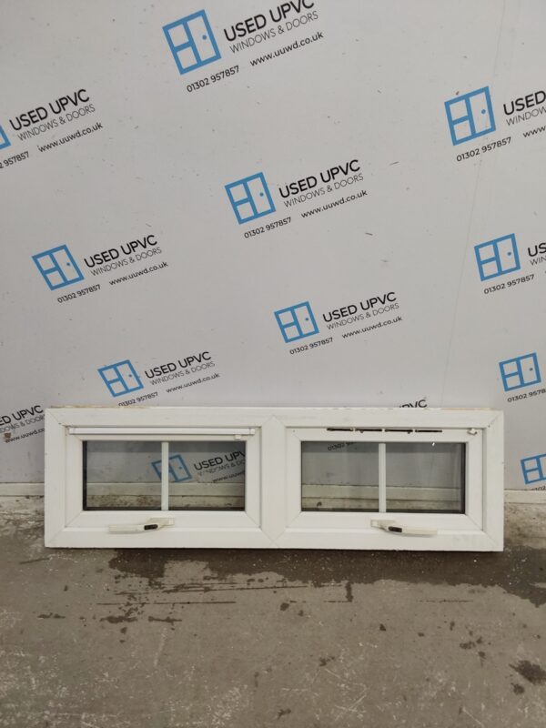 Used White Upvc Window 1190mm x 365mm C3089 - Image 3