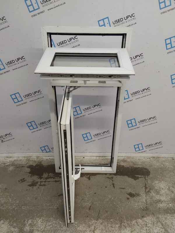 Used White Upvc Window 615mm x 1350mm C3099 - Image 2