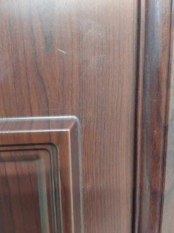 Used Rosewood Upvc Back Door 895mm x 2055mm (Reduce To 875mm) 0775 - Image 8