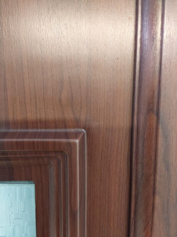 Used Rosewood Upvc Back Door 895mm x 2055mm (Reduce To 875mm) 0775 - Image 10
