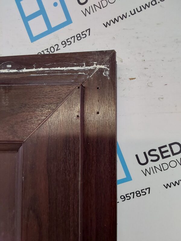 Used Rosewood Upvc Back Door 895mm x 2055mm (Reduce To 875mm) 0775 - Image 7