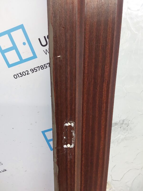 Used Woodgrain Upvc Back Door 920mm x 2055mm (Reduce To 900mm) 0699 - Image 8