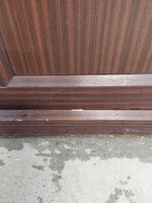 Used Woodgrain Upvc Back Door 920mm x 2055mm (Reduce To 900mm) 0699 - Image 11