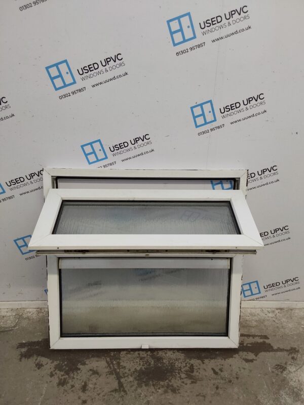 Used White Upvc Window 895mm x 845mm LW0109 - Image 2