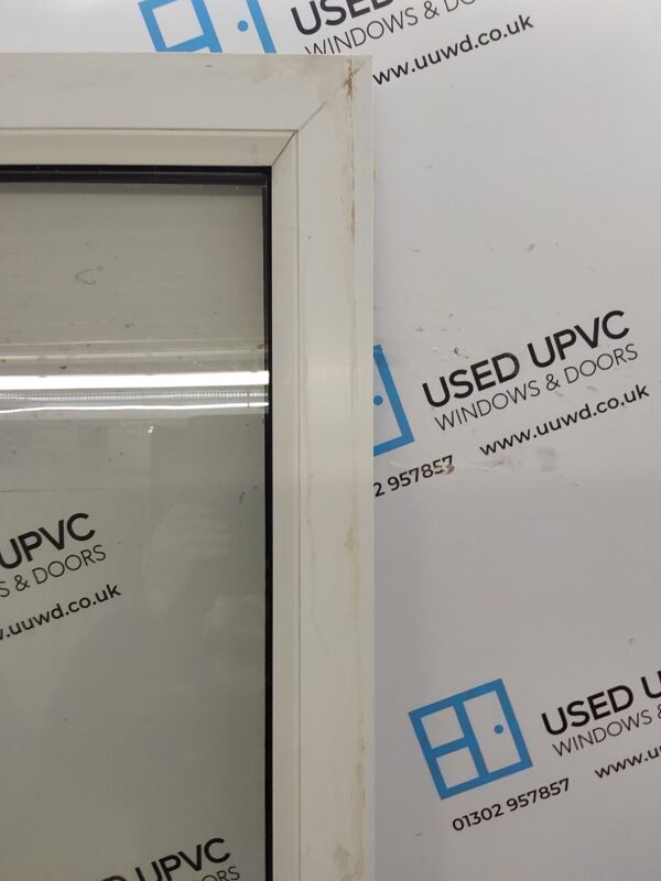 Used White Upvc Full Glass Door And Side Panel 1480mm x 2290mm DS004 - Image 10