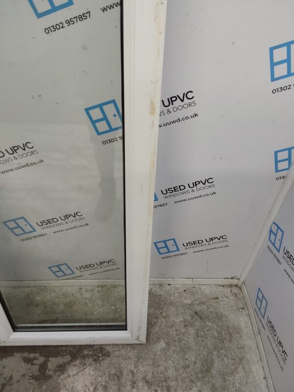 Used White Upvc Full Glass Door And Side Panel 1480mm x 2290mm DS004 - Image 12