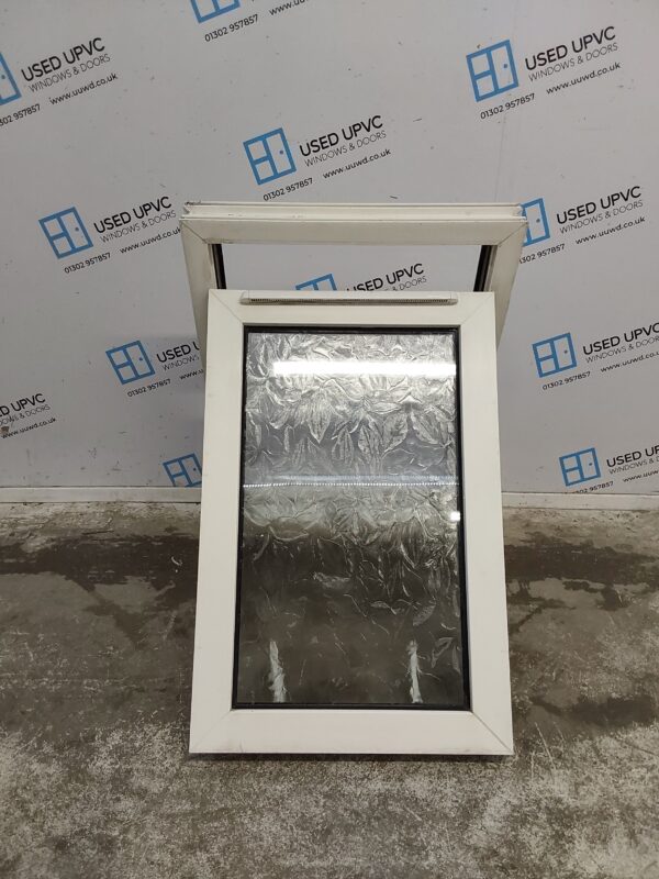 Used White Upvc Window 605mm x 860mm C3102 - Image 2