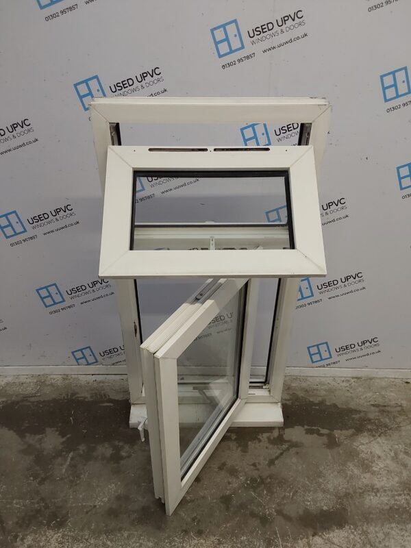 Used White Upvc Window 595mm x 1190mm C3103 - Image 2