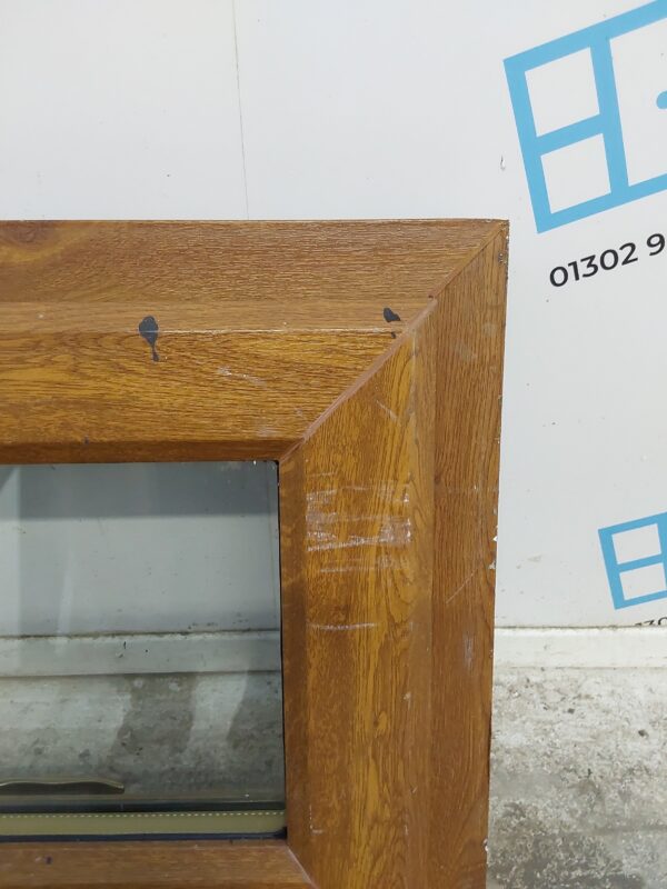 Used Oak Upvc Window 710mm x 415mm W0435 - Image 5