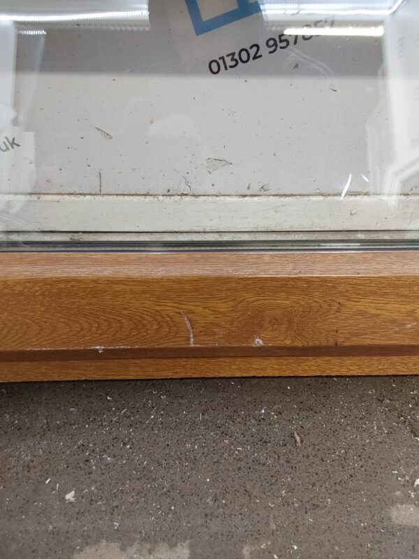 Used Oak Upvc Window 710mm x 415mm W0435 - Image 6