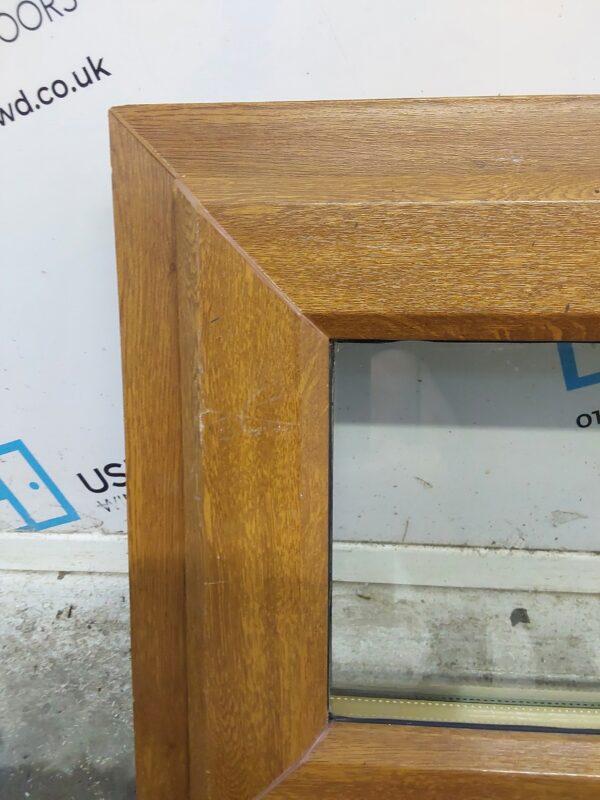 Used Oak Upvc Window 710mm x 415mm W0435 - Image 7