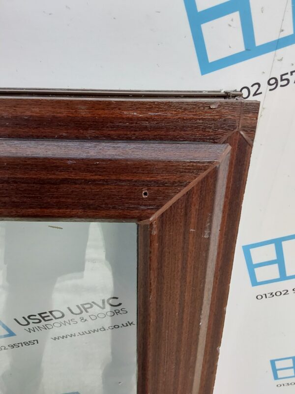 Used Woodgrain Upvc Window 615mm x 1000mm C3107 - Image 6