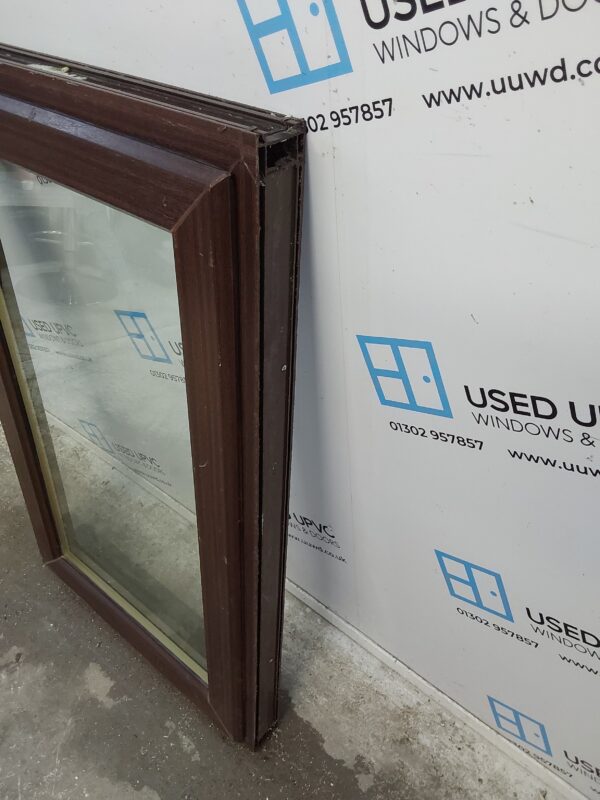 Used Woodgrain Upvc Window 615mm x 1000mm C3107 - Image 4