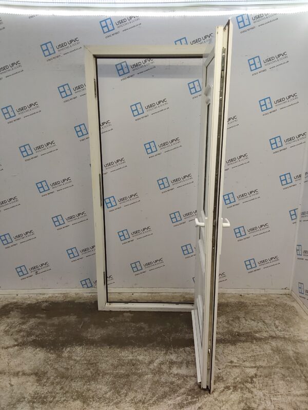 Used White Upvc Back Door 910mm x 2070mm 0775 - Image 3