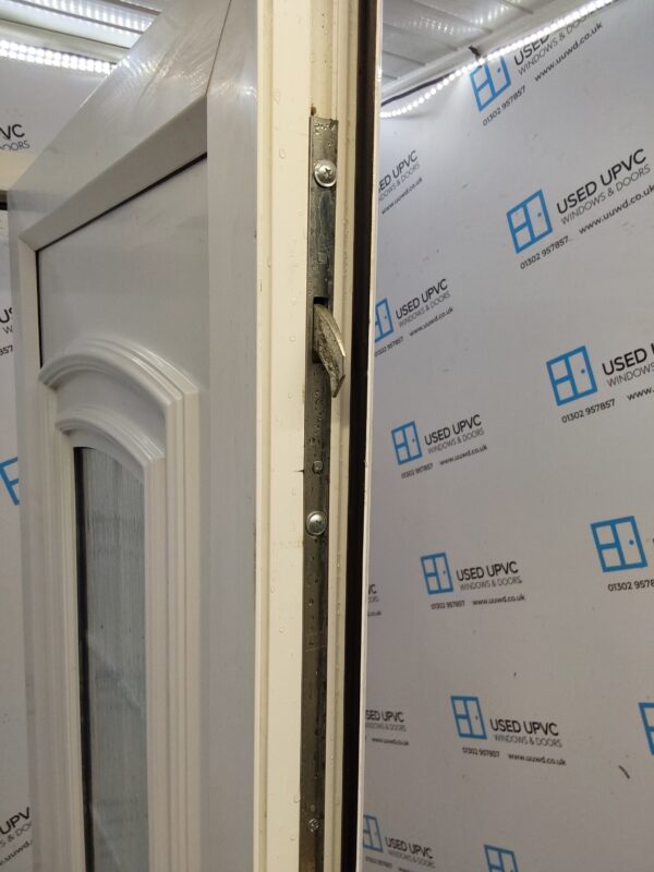 Used White Upvc Back Door 910mm x 2070mm 0775 - Image 4