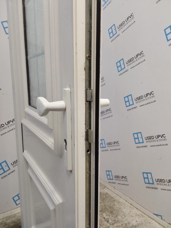 Used White Upvc Back Door 910mm x 2070mm 0775 - Image 5