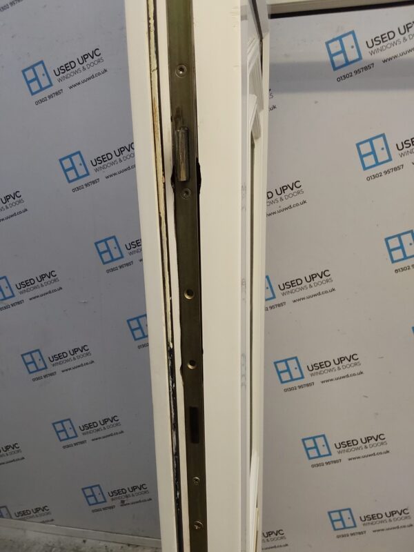 Used White Upvc Front Door 930mm x 2040mm (Reduce To 910mm) 0764 - Image 4
