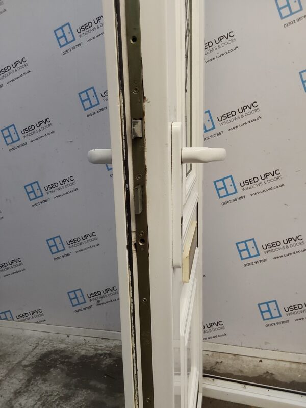 Used White Upvc Front Door 930mm x 2040mm (Reduce To 910mm) 0764 - Image 5