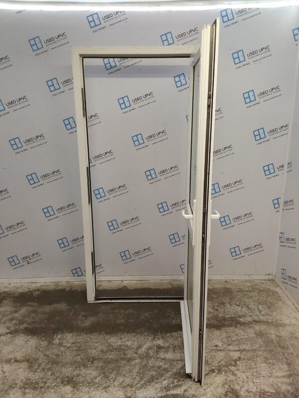 Used White Upvc Back Door 930mm x 2030mm 0645 - Image 3