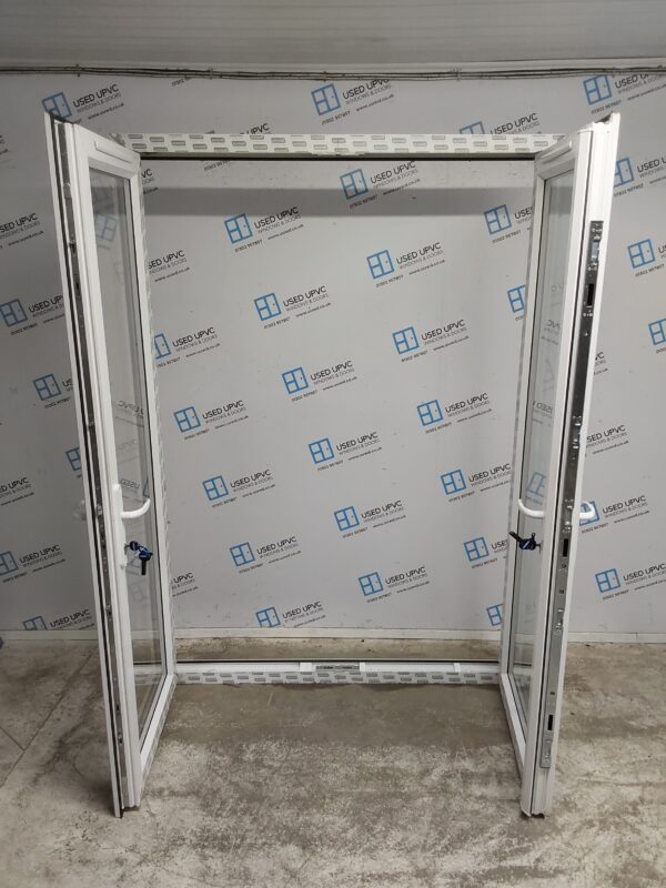Brand New White Upvc French Doors 1490mm x 2060mm EA3 - Image 2