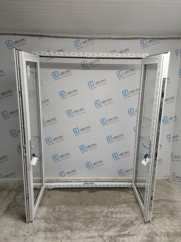 Brand New White Triple Glazed Upvc French Doors 1570mm x 2060mm EA9 - Image 2