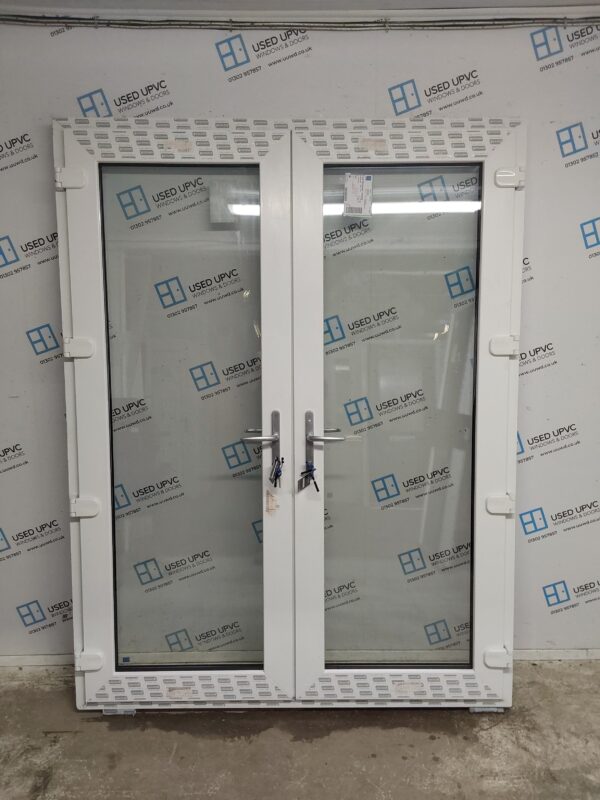Brand New White Triple Glazed Upvc French Doors 1570mm x 2060mm EA9