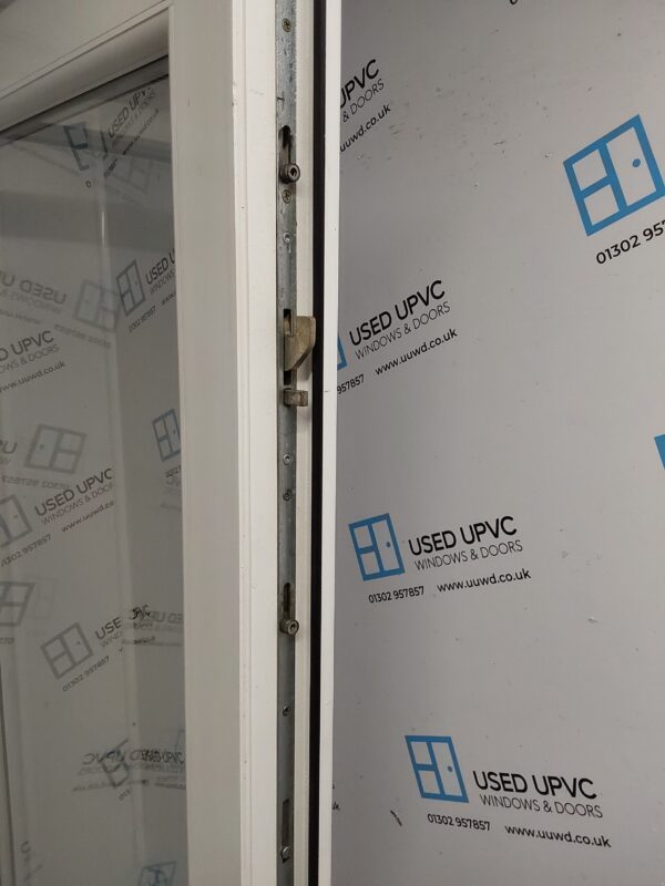 Used White Upvc French Doors 1545mm x 2125mm EA10 - Image 3