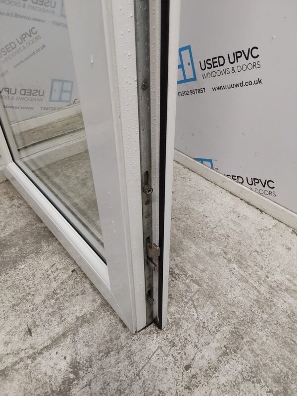 Used White Upvc French Doors 1545mm x 2125mm EA10 - Image 5