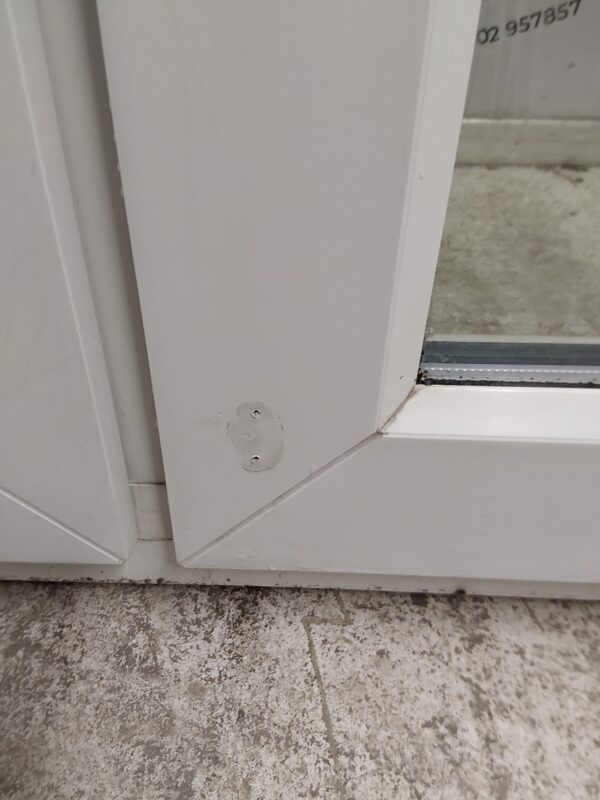 Used White Upvc French Doors 1545mm x 2125mm EA10 - Image 9