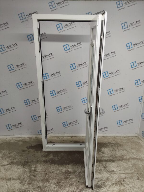Used White Upvc Front Door 795mm x 2040mm 0544 - Image 3
