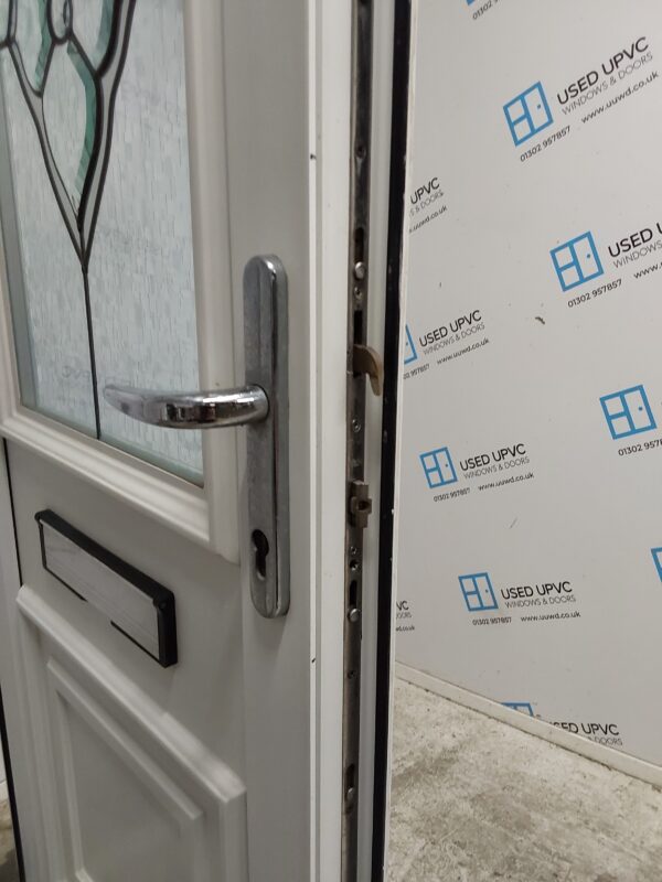 Used White Upvc Front Door 795mm x 2040mm 0544 - Image 5