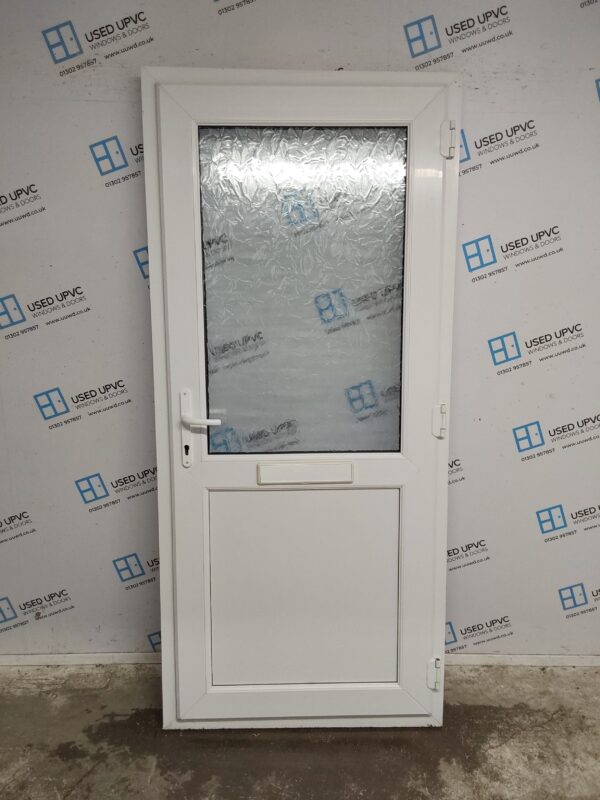 Used White Upvc Front Door 920mm x 2050mm 0506 - Image 2
