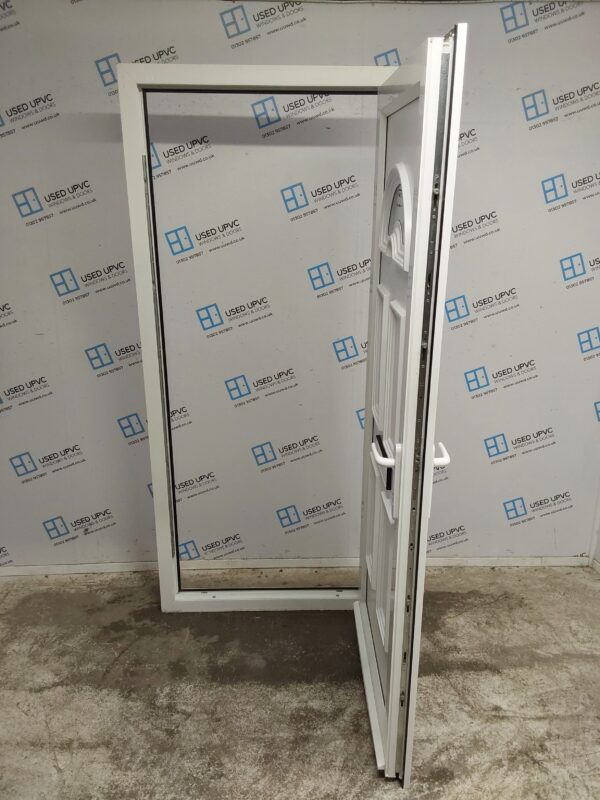 Used White Upvc Front Door 920mm x 2050mm 0424 - Image 3