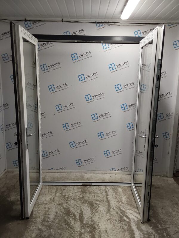 Brand New Anthracite Grey Triple Glazed Upvc French Doors 1510mm x 2100mm (Reduce To 1490mm x 2090mm) EA12 - Image 2
