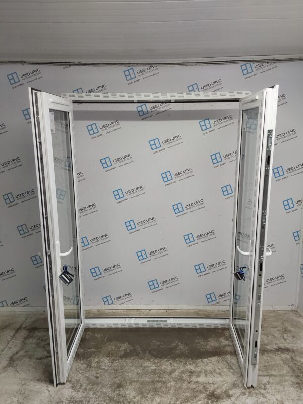 Brand New White Triple Glazed Upvc French Doors 1490mm x 2060mm EA15 - Image 2