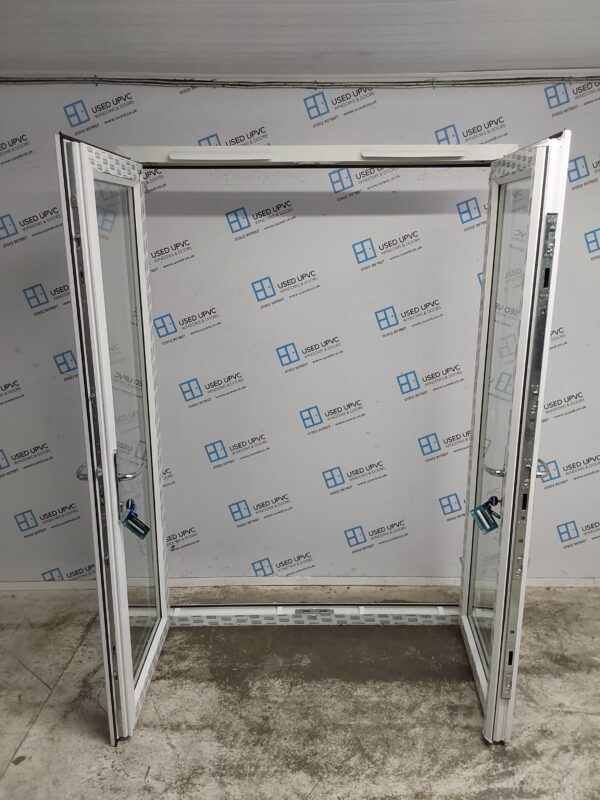 Brand New White Upvc French Doors 1490mm x 2035mm EA16 - Image 2