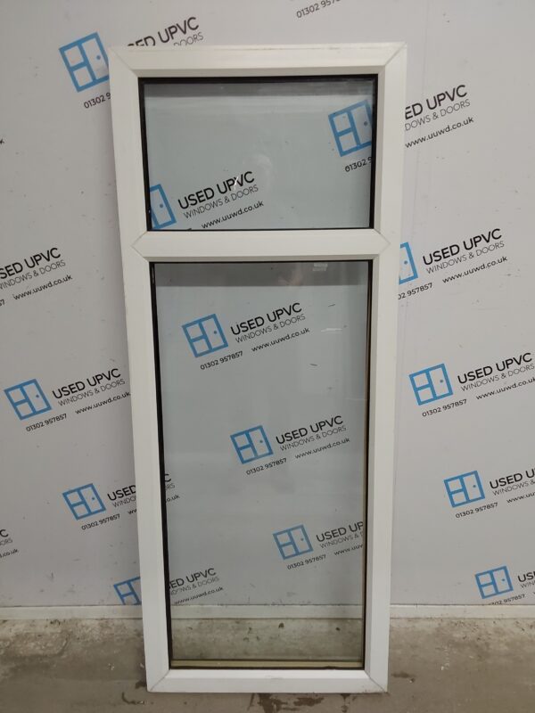 Used White Upvc Window 615mm x 1525mm W0058