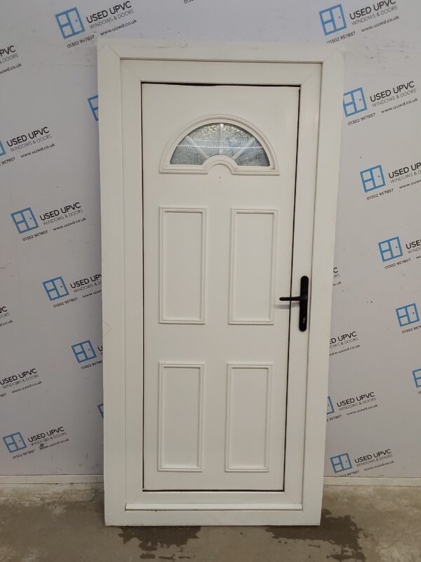 Used White Upvc Back Door 970mm x 2050mm 0554