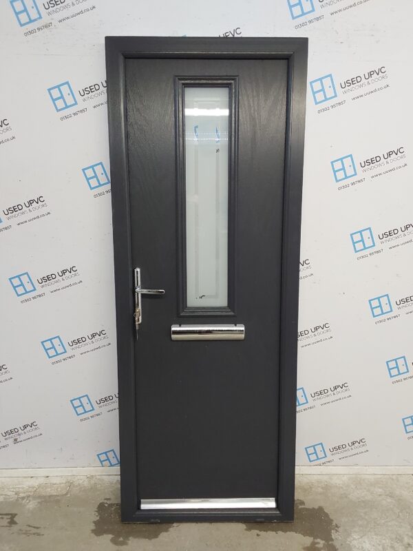 Ex Display Anthracite Grey Composite Front Door 770mm x 2020mm 0041