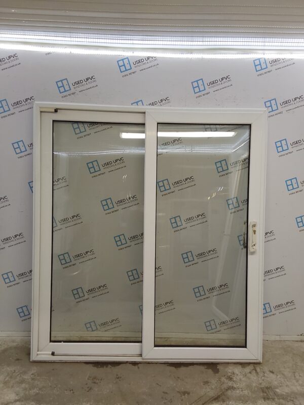 Used White Upvc Sliding Patio Doors 1800mm x 2000mm EA5 - Image 2