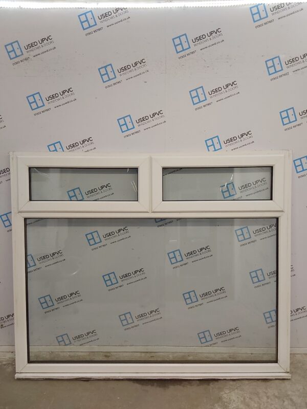 Used White Upvc Window 1820mm x 1500mm (reduce to 1780mm) LW0048