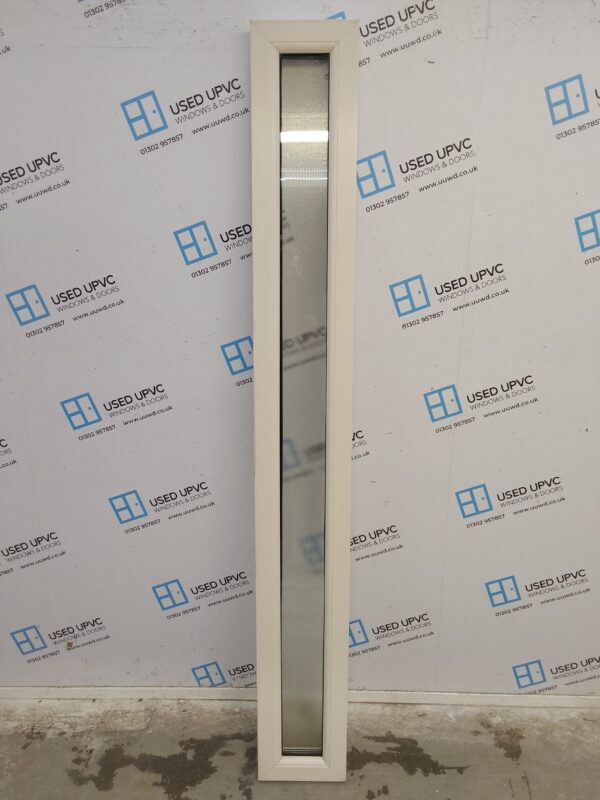 Used Cream Upvc Side Panel 255mm x 2010mm C5030